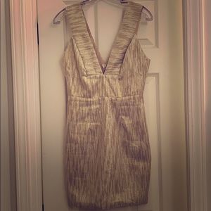 Body Hugging Gold Mini